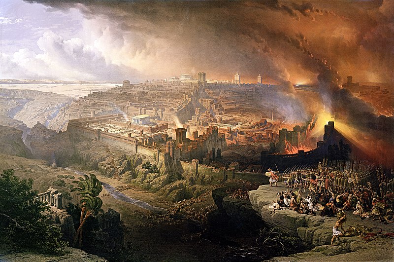 David Roberts The Siege And Destruction Of Jerusalem By The Romans Under The Command Of Titus, A.d. 70